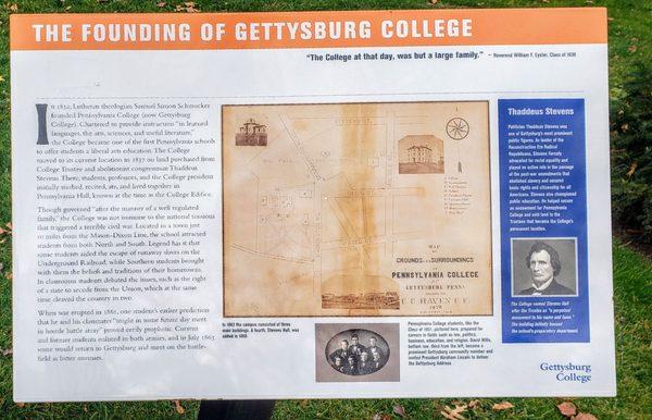 At Gettysburg College