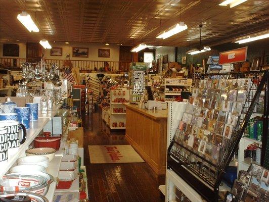 Hardware, housewares, gardening, fishing, paint, office supplies, and even music!