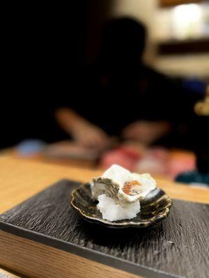 Oyster with Yuzu Foam