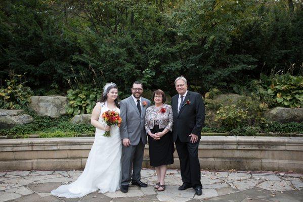 Great spot for the formal photos too once the chairs have been moved out