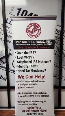 The Tax Investigation Program offers your tax history,  compliance check, retrieval of missing IRS forms, along with other services.