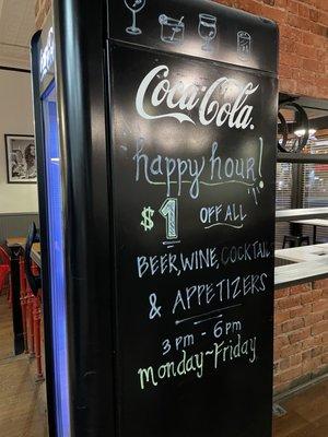 Happy hour specials