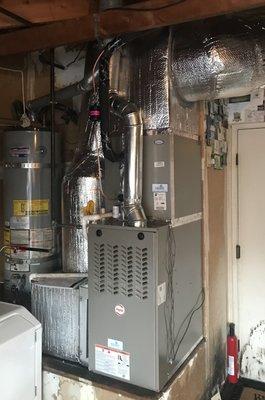 New installation heating unit