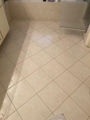 After Cleaning Tile