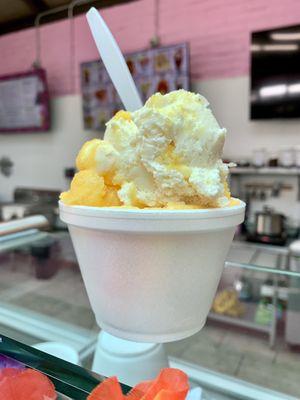 Piña Colada and Tres Maria ice cream (2 scoop small)