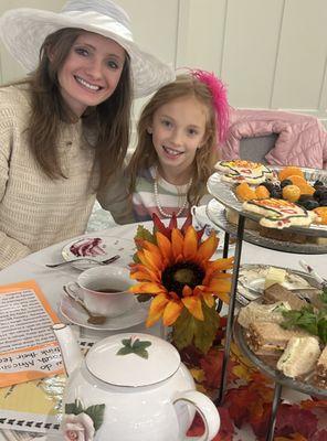 Such a lovely one on one time for this mother and daughter tea.