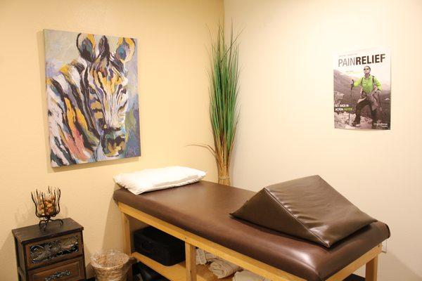 Private treatment rooms