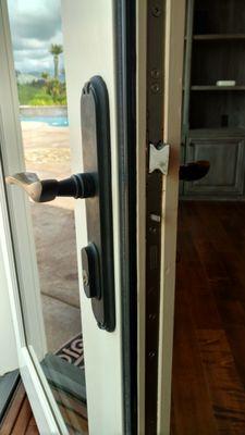 KG Lock and Key also services 3 point latch systems on french doors as well as Rekeying and mortise box repair.