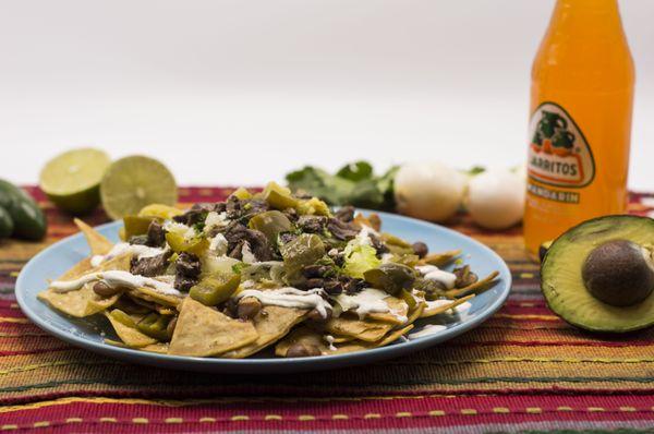 Nachos de Bistec