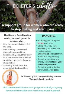 Coaching Group for Women Struggling with Binge Eating and Body Image