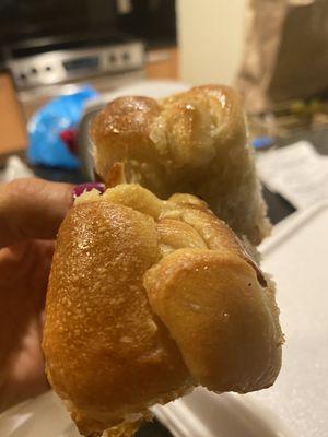 Yummy garlic rolls