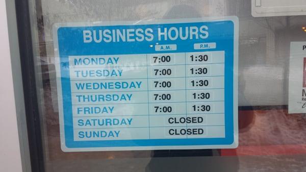 Business hours