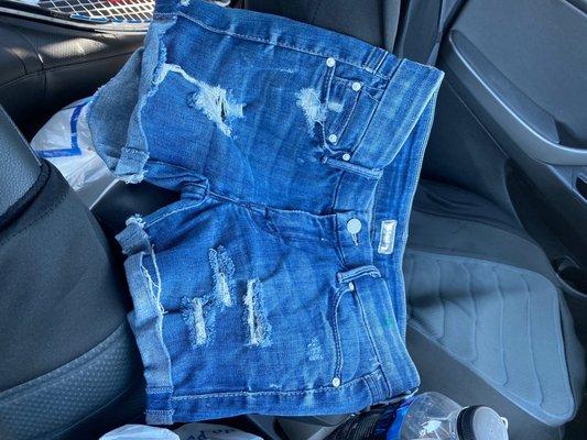 MOTHER denim shorts like new