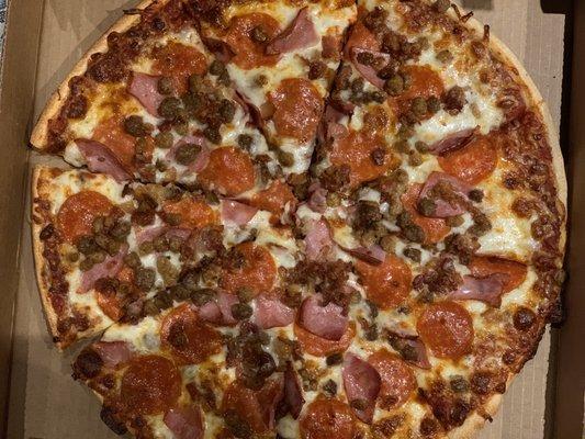 True Meat Lover pizza