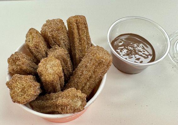 Churros with Nutella