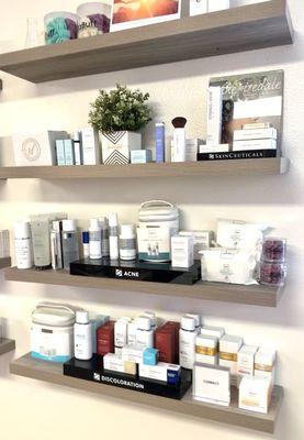 Rx Skincare Products Obagi, SkinCeuticals, ReveSkin, Via Buff and Jane Iredale