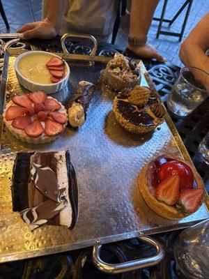 Dessert board! So many choices!