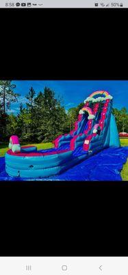 20 foot Unbreakable rainbow slide