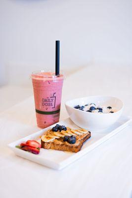 Berry Banana Smoothie & Combo