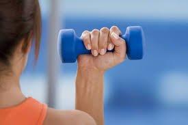 Resistance training helps keep your muscles and bones strong. Pick up a weight today!