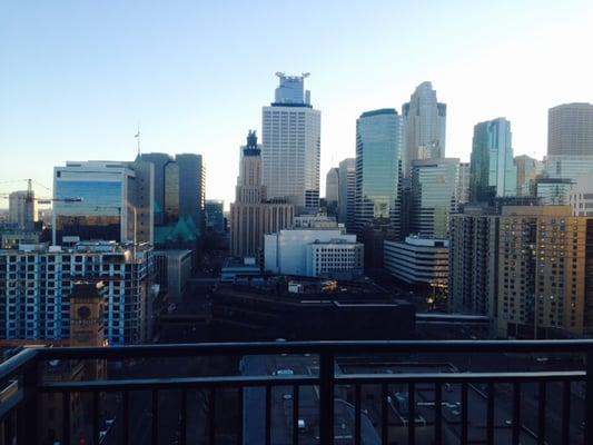 18th floor view from The Carlyle in downtown Minneapolis