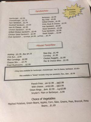 Menu!