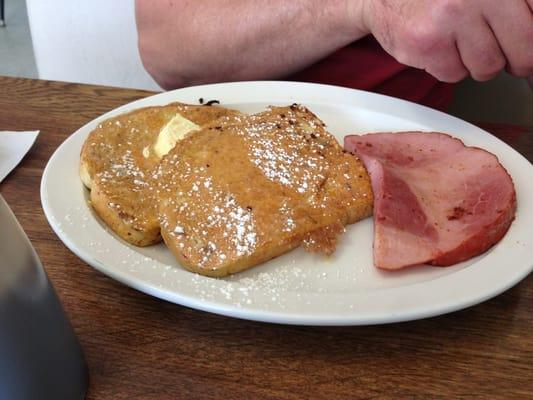 Sourdough French toast special.