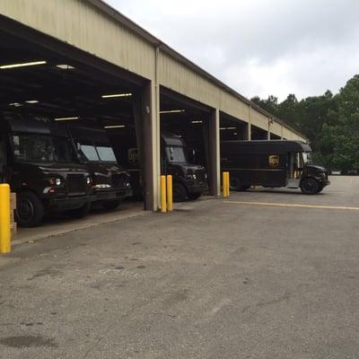 Part of TLH's UPS fleet.