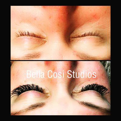 Full set lash extensions