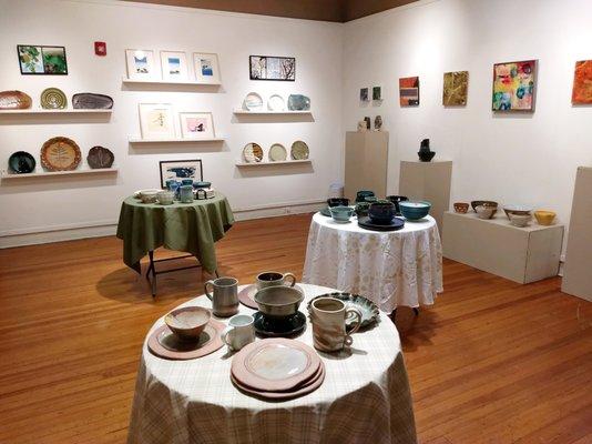 Annual Pottery Sale and Exhibition takes place in mid-December.