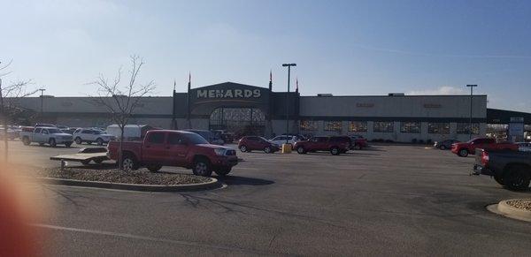 Front of Menards