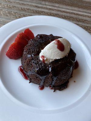 Chocolate lava cake