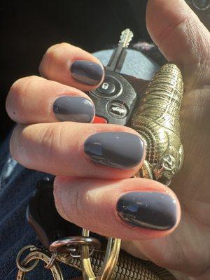 New Grey nails