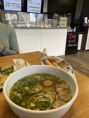 Quality Pho!  big bowl!