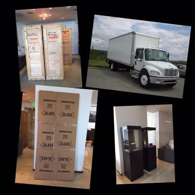 Box Trucks with lift-gate: For cargo service up to 25,000 And Fragile Items