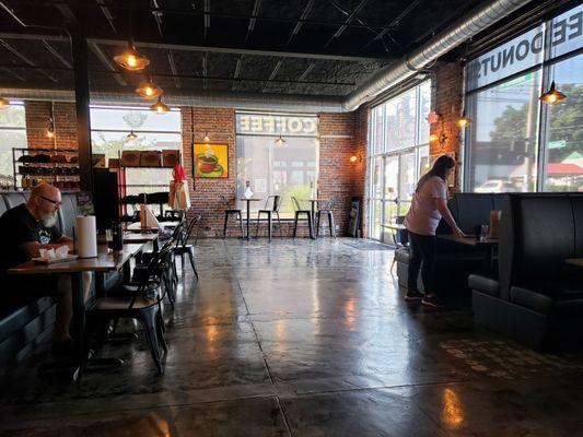 Dining Area at North Lime Coffee and Donuts Limestone