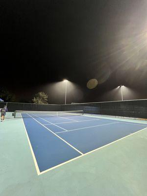 Tennis court at Pharr