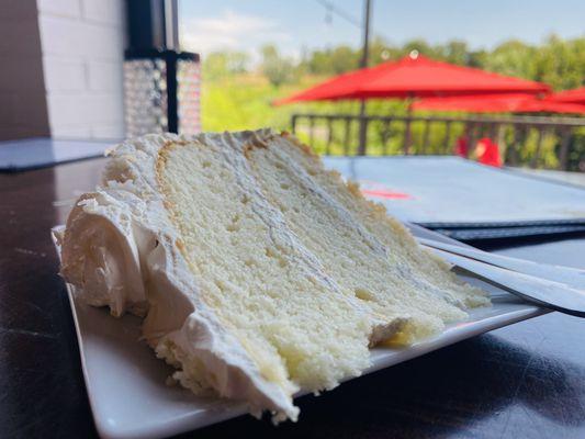 Coconut cloud cake