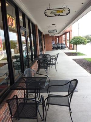 Outdoor seating