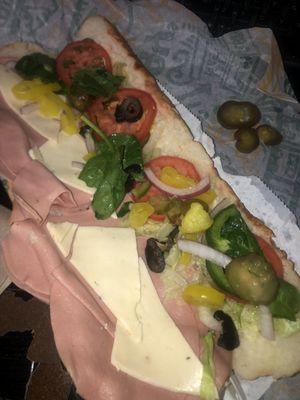 "more" jalapenos on a footlong means 3 slices, apparently.