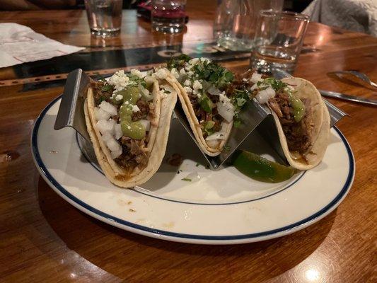 Pork tacos