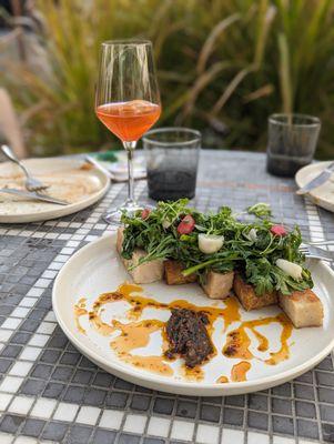 Radish cake with tempeh - our favorite!