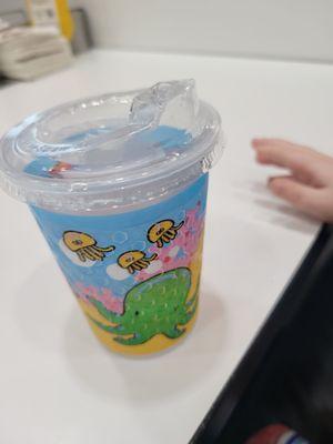 Kids water, love the cup