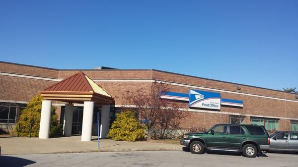 Front of the post office