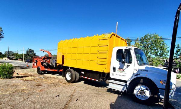 Professional equipment and chipper