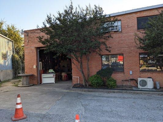 One entrance to Railport Brewing Company, Waxahachie