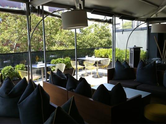 The Terrace on the second floor serves a great outdoor lunch with views