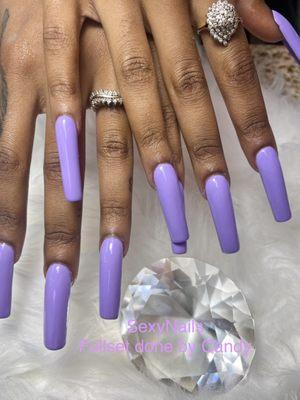 FullSet of Long Nails done at Sexy Nails