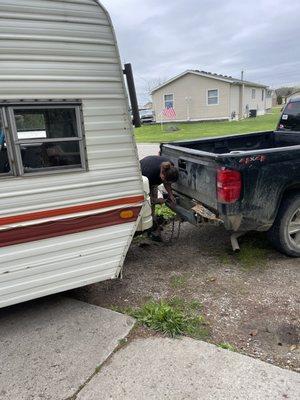 The pickup truck we ended up getting & having to go back with the next day just to get it after wasting 350$ + with U-Haul they don't care