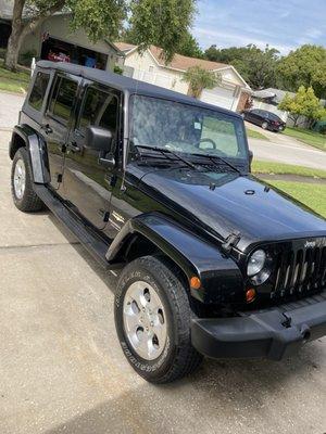 Jeep Wrangler in for some lovin!  Full detail on this beaut.